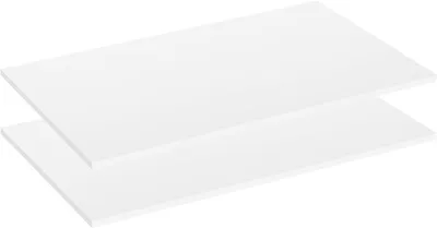 Produktbild von KOMTO Einlegeböden für Schränke Weiß Regalboden mit Befestigung Einlegeboden Kleiderschrank Spanplatte für Cube Modulschränke Platte 866 х 510 х 16 mm