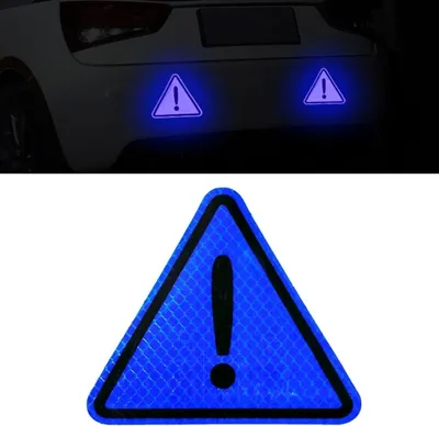 Produktbild von Reflektierende Auto Aufkleber, Farbe:Blau