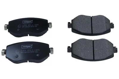 Produktbild von MAXGEAR Bremsbeläge Satz Vorne Bremsklötze für RENAULT Megane IV Grandtour (K9A/M/N) 19-3674