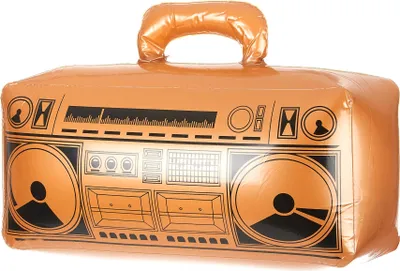 Produktbild von Aufblasbares Radio Ghettoblaster orange-schwarz - Einheitsgröße