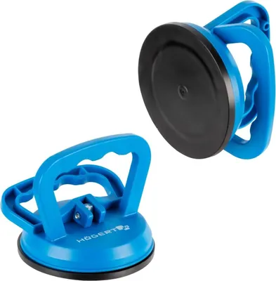 Produktbild von Einhand-Vakuum-Saugheber 40KG Tragkraft klein und kompakt Multifunktionaler Vakuumheber (2er Set, 40 KG)