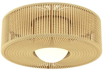 Productafbeelding van HOMCOM Plafondlamp, Boheemse hanglamp met G9 LED-fitting, rond