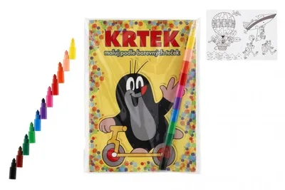 Zdjęcie produktu dla Kolorowanka A5 Kret Z Woskiem