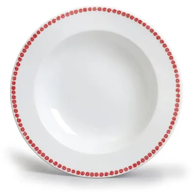 Produktbild von Tiefer Teller, Odense, rot, Karlsbader Porzellan, 22 cm, Thun