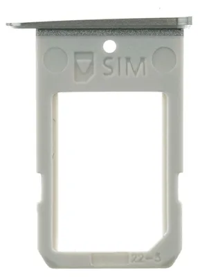 Produktbild von Samsung Galaxy S6 Edge (SM-G925F) Sim Karten Halter Tray Fach, Schwarz