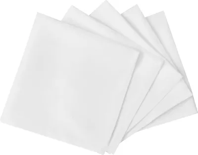Obrázok produktu pre vidaXL 100 jedálenských obrúskov bielych 50 x 50 cm