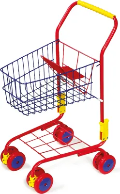 Produktbild von Small Foot 4035 Einkaufswagen in rot, für Kaufladen, rot (1 Stück)
