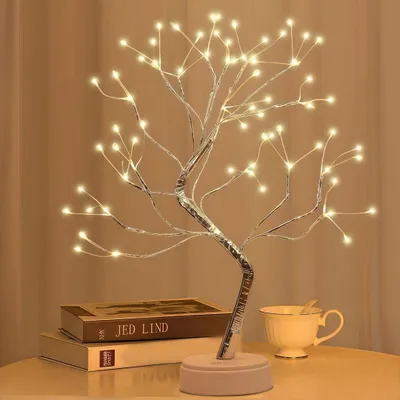 Produktbild von 108 LED Baum Lichter, Touch-Schalter, USB/Batteriebetrieben, Baumbeleuchtung-innen Deko, für Zuhause Party Weihnachten Innendekoration