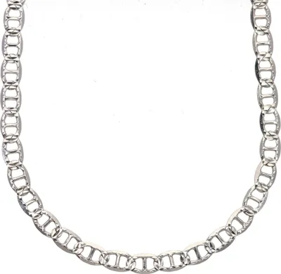 Produktbild von Kette Stegpanzer echt Silber 925 diamantiert 42 cm