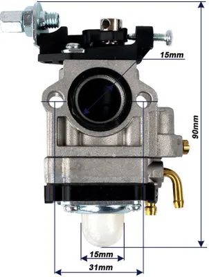 Immagine prodotto di Carburatore per coclea Fuxtec EA 2.2-144 / EA 2.2 - 144 / FX-EB 152