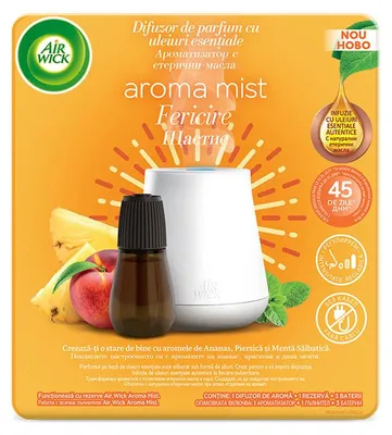 Produktbild von Aromatisches Duftset mit Zerstäuber & Nachfüller, Glücksmomente, 20 ml