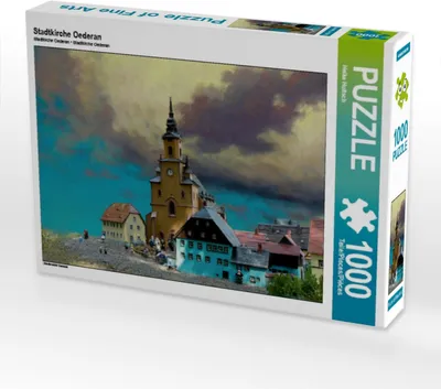 Produktbild von Calvendo Stadtkirche Oederan 1000 Teile Puzzle quer 640x480mm, Hultsch Heike; 7288320