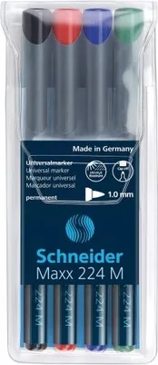 Produktbild von Foliopis SCHNEIDER MAXX 224 M 1 mm 4 Farben mix