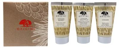 Zdjęcie produktu dla Zestaw upominkowy Origins z płynem do mycia ciała, balsamem do rąk i kremem do ciała - 30 ml każdy
