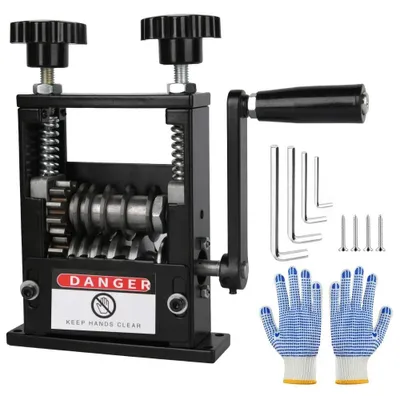 Image de Dénudeuse de câbles - Machine manuelle et automatique pour le dénudage de fils - 3 à 17 mm - Avec manivelle et adaptable à une perceuse - 6 canaux - Pour câbles en cuivre