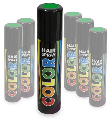 Produktbild von Hairspray Color in verschiedenen Farben buntes Haarspray Haarschmuck farbig (Grün)