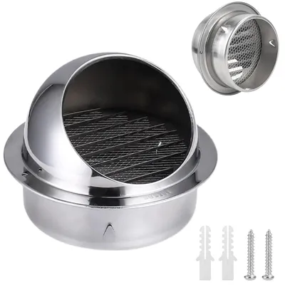 Productafbeelding van Roestvrijstalen Ventilatiegrille voor Buiten met Schroeven