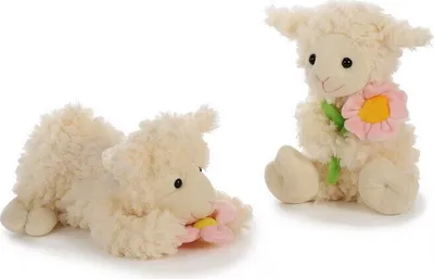 Produktbild von 1 Plüschtier Schaf 25 cm, Stofftiere Kuscheltiere Bauernhoftiere Schafe Schäfchen Lamm
