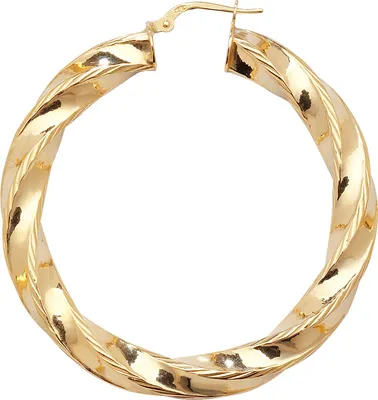 Produktbild von 9 Karat (375) Gold Damen - Paar Creolen - 35mm; TRS11407MM35