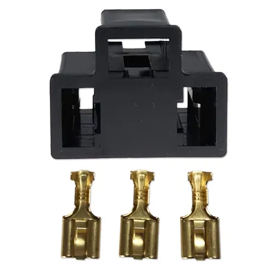 Produktbild von Lampensockel | P43t | H4 | Schwarz | inkl. Terminals