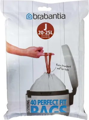 Zdjęcie produktu dla Worki na śmieci Brabantia PerfectFit typ J 20-25 L, 40 szt