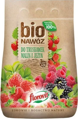 Zdjęcie produktu dla Florovit nawózdo truskawek, malin i jeżyn worek 5l
