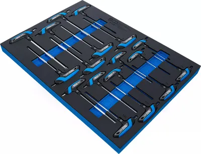 Produktbild von BGS technic Tool Tray 3/3: Screwdriver Set with T-Handle, 2550 mm, 2,55 kg