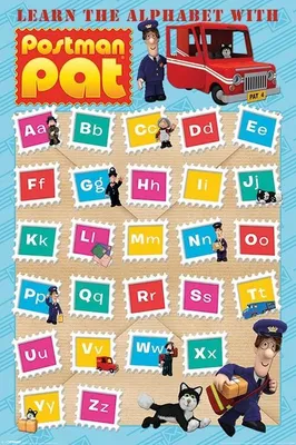 Productafbeelding van Postman Pat - Pierre le facteur - Alfabet - 61x91,5 cm - Poster