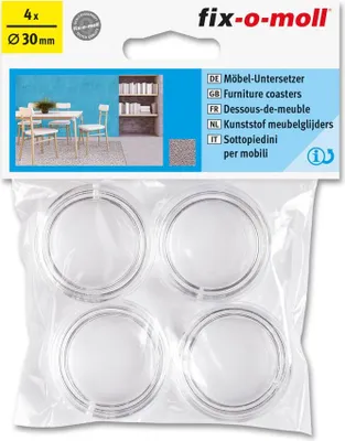 Produktbild von Möbeluntersetzer rund 30mm fix-o-moll