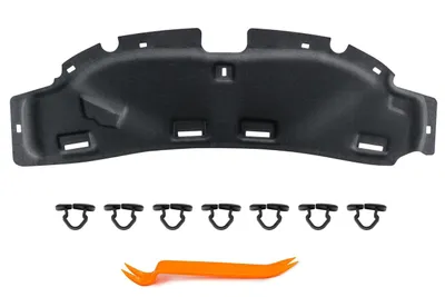 Image de HERSTMOTO Isolation de capot avec clips compatible avec VW Sharan I 2000-2010 / Seat Alhambra I 2000-2010 / Ford Galaxy I 2000-2006 – Réf. 7M3863835C
