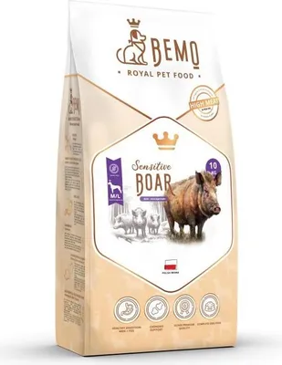 Imagen del producto de BEMO - Sensitive - Alimento seco para perros adultos - Sabor a jabalí - Talla M/L - 10 kg