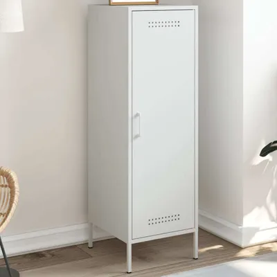 Immagine prodotto di Maison Exclusive - Credenza alta bianca 36x39x113 cm acciaio