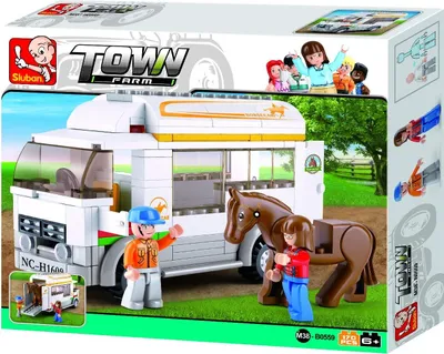 Produktbild von Sluban M38-B0559 Pferdetransporter Spielzeug