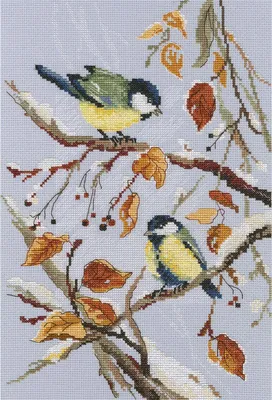Immagine prodotto di Set punto croce RTO "Prima neve" M579, schema contato, 22x33 cm