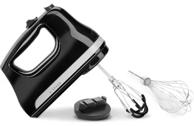 Zdjęcie produktu dla KitchenAid 5KHM6118EOB, Mikser ręczny, Czarny, Miksowanie, 1,53 m, 1300 RPM, Plastik
