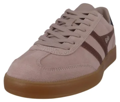 Produktbild von Gola Viper Herrensneaker, Leder, Bone/Otter/Navy, Wechselfußbett - Herrenschuhe Sneaker / Schnürschuh, Beige, leder