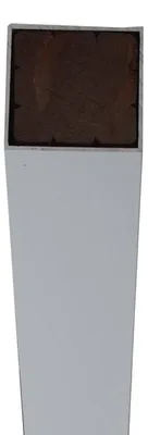 Produktbild von Belladoor | 1,90 m | Silber 190 cm Zaunbohlenpfosten Aluminium Alupfosten Anodisiert Schnelle Montage Lange Haltbarkeit