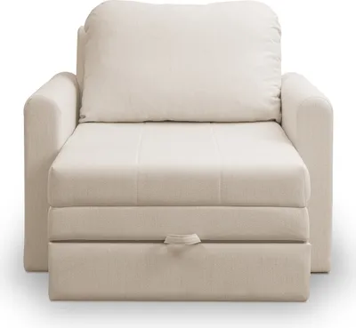 Produktbild von Selsey DEJANO - Schlafsessel - Hellbeige - 75x196 cm