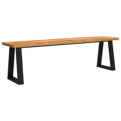 Zdjęcie produktu dla vidaXL Krawędź ławki 160 cm lite drewno akacjowe