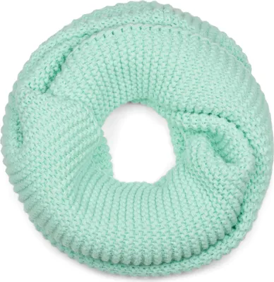 Produktbild von styleBREAKER Damen Strick Loop Schal Einfarbig mit Linksstrick Muster, warmer Winter Strickschal, Schlauchschal 01018166