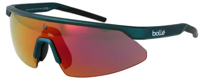 Image de Lunettes Bollé Bolle Micro Edge Creator vert métallisé teal, rouge