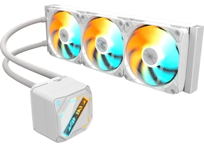 Zdjęcie produktu dla GIGABYTE GAMING 360 ICE, Chłodnica cieczy all-in-one, 12 cm, Biały