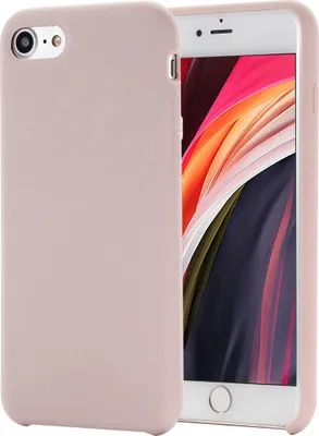 Produktbild von Mobigear Rubber Touch iPhone 7 Silikon Hülle Backcover - Pink