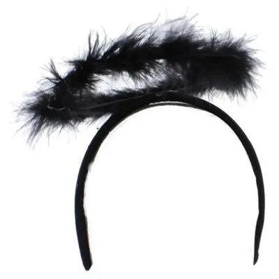 Produktbild von Haarreif Schwarz für Erwachsene, Einheitsgröße – Kostümzubehör für Fasching & Karneval