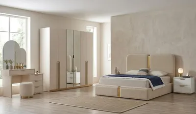 Immagine prodotto di Camera da letto completa  comprensiva di letto, comodini e armadio design