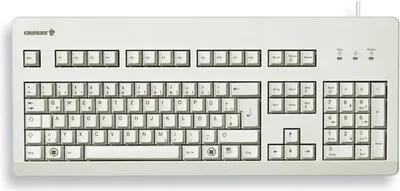 Zdjęcie produktu dla CHERRY G80-3000, Pełnowymiarowy (100%), Przewodowa, USB, Mechaniczna, QWERTY, Szary