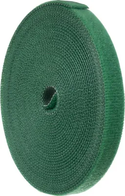 A roll of green garden tape.