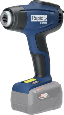 Produktbild von Rapid RX1000, Heißluftpistole, Pistolengriff, LCD, Schwarz, Blau, 550 °C, 30 °C