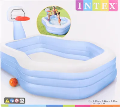 Obrázek produktu pro Intex 57183NP, Nafukovací bazén, 682 l, Osmičkový tvar, 3 rok/roky, Vinyl, Modrá