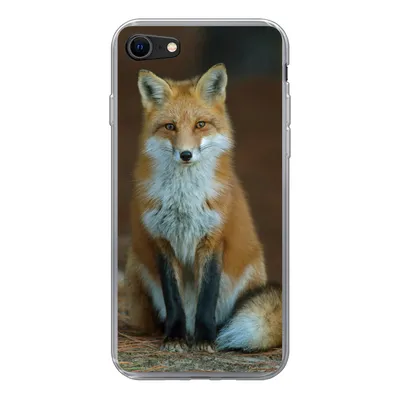 Produktbild von MuchoWow® Handyhülle Schutzhülle Hülle für iPhone SE 2022 Fuchs - Makro - Rot Silikon Softcase Handy Hülle - Schutzhülle